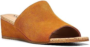 NYDJ Women's Mule, Cognac, 9 | Image 3