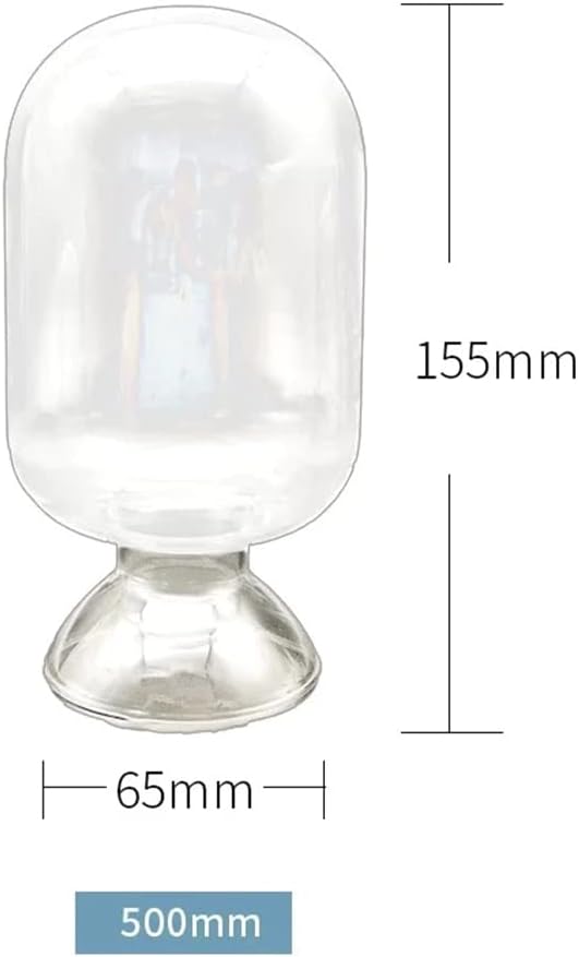 Matches in a Jar with Striker, Glass Match Holder with Striker, Match Cloche with Striker, Fancy Bathroom Matches Cloche Bottle, Bathroom Matches Holder with Striker - Matches NOT Included(500ml)