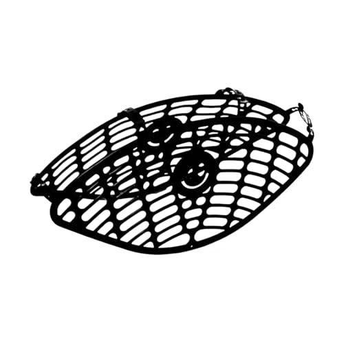 Vaveren Bike Rear Wheel Net Mesh, Foot Guard Lightweight Guardrailt Baffle, Rear Seat Protect, Black