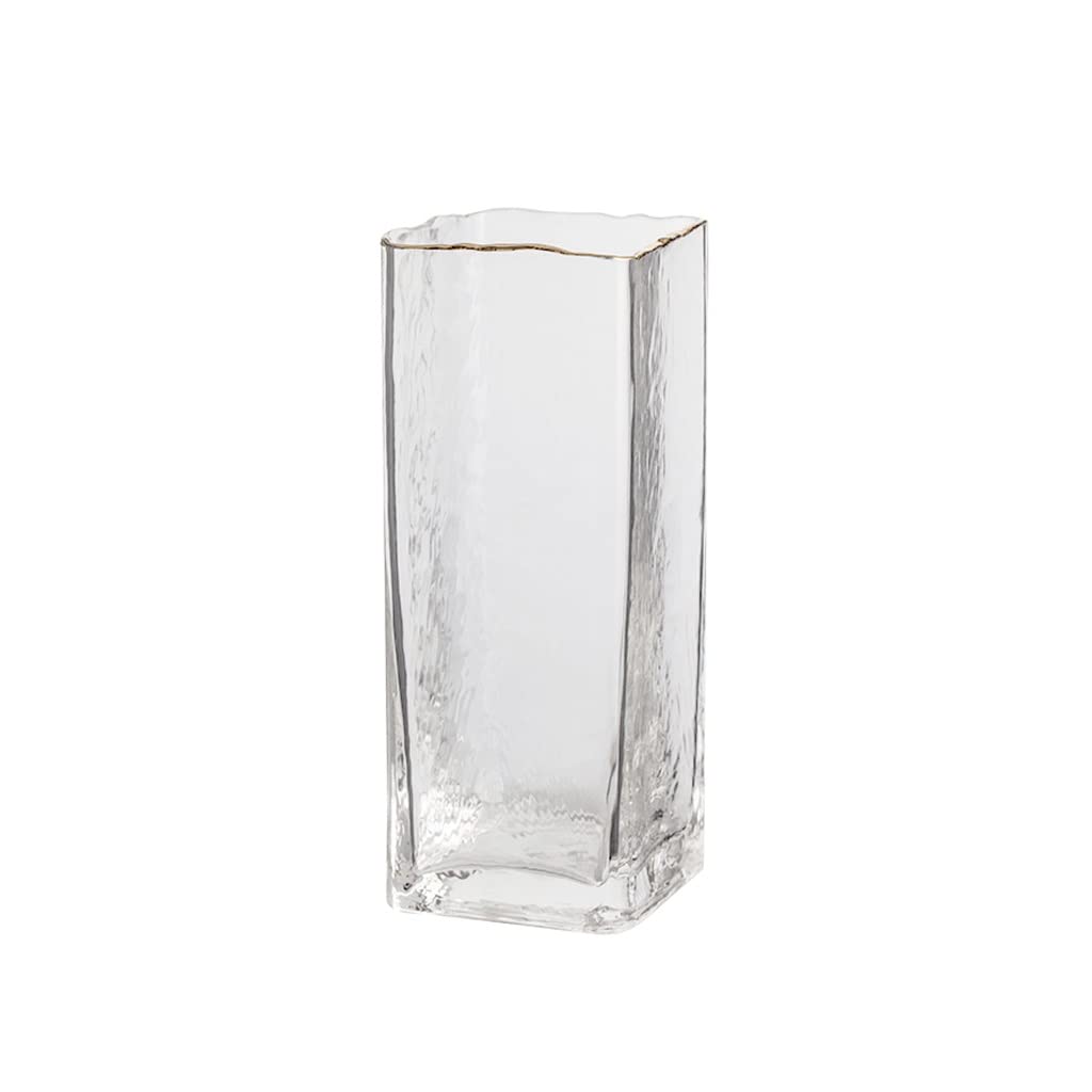 Vase en verre créatif pour fleur et décoration de table basse lumineuse de salon