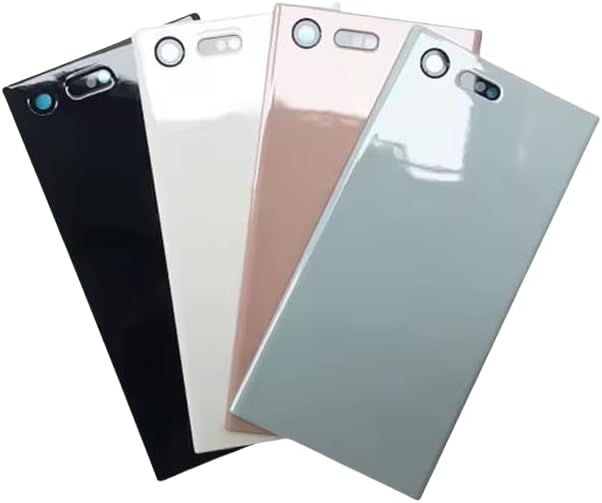 Compatible Rear Plastic Back Cover for Sony Xperia X Compact Model F5321 SO-02J – Battery Door Housing Replacement Part (Black)