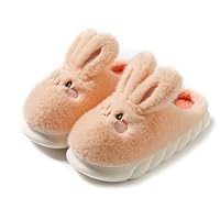 STAR FIRE Women's and Men's Rabbit Slippers - Adult Cotton Plush for Winter Warmth
