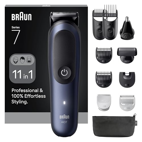 Braun - Cortapelos todo en uno serie 7, kit 11-en-1,...