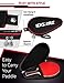 Idoraz Professional Ping Pong Paddle - Table Tennis Racket with Carrying Case - ITTF Approved Rubber - Ping Pong Paddles with Speed 99 Spin 93 Control 90