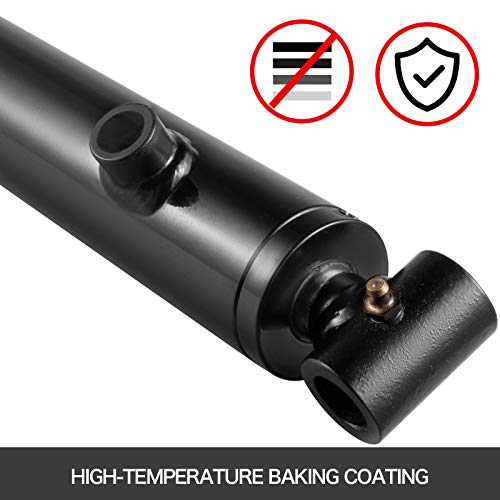 Image of VEVOR Hydraulic Cylinder 2 inch Bore 36 inch Stroke Hydraulic Ram Cylinder 3000psi Hydraulic Cylinders Welded Double Acting Cross Tube SAE6 Port Hydraulic Lifting Cylinder (2 X 36)
