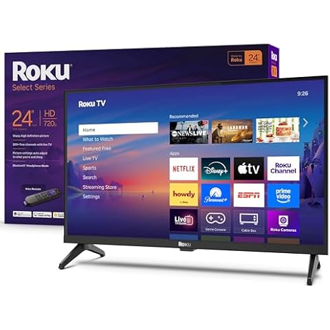 Roku Smart TV 2025 - 24-Inch Select Series, 720p HD TV TV Cover