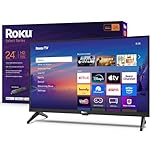 Roku Smart TV 2025 – 24-Inch Select Series, 720p HD TV TV with Voice Remote – Flat Screen LED Television with Wi-Fi for Streaming Live Local News, Sports, Family Entertainment