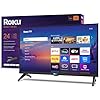 تلفزيون Roku الذكي مقاس 24 بوصة من سلسلة Select، تلفزيون عالي الدقة بدقة 720 بكسل تلفزيون Roku مع جهاز تحكم عن بعد صوتي وشاشة مسطحة وتلفزيون LED مع شبكة Wi-Fi لبث الأخبار المحلية المباشرة والرياضة والترفيه العائلي