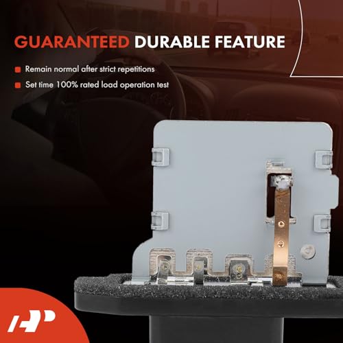 Image of A-Premium Front HVAC Blower Motor Resistor Compatible with Toyota Models | for Camry 1997-2001, Solara 1999-2003 - with Wire Harness Kit, Replace# 8713833060