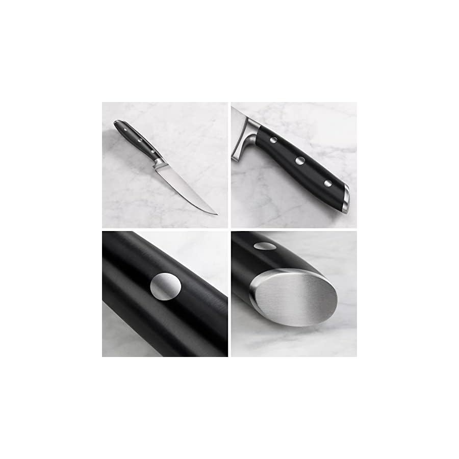 Cangshan-ALPS-Series-502780-German-Steel-Forged-4-Piece-Steak-Knife-Set-with-Sheaths-Black Cangshan ALPS Series 502780 German Steel Forged 4-Piece Steak Knife Set with Sheaths, Black