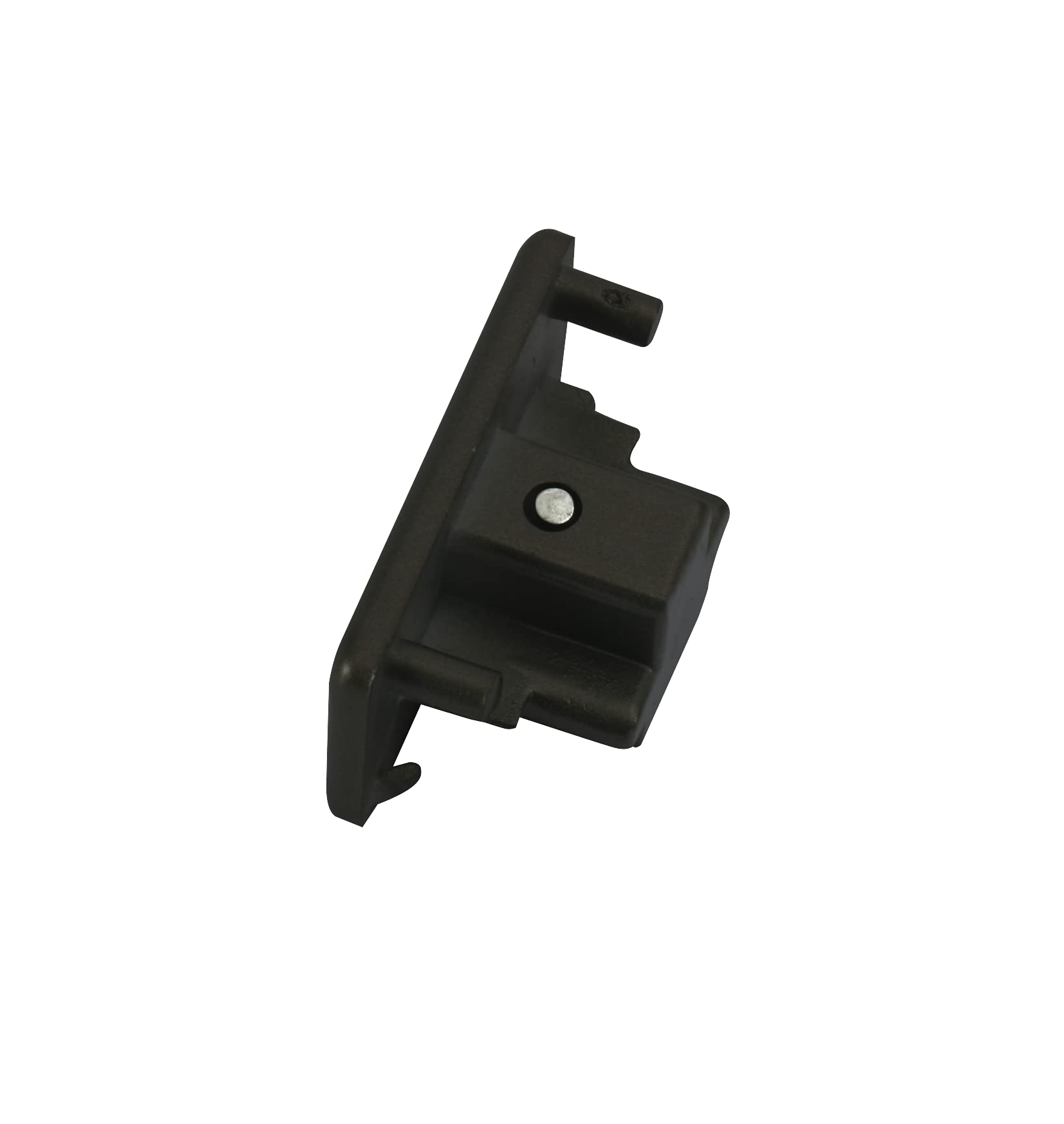 Single Circuit Track Dead End Cap in Black