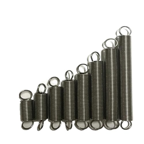 1pcs Expansion Springs Hook Tension Stainless Steel All Sizes Wire Diameter 0.8mm Outer Diameter7-12mm Length 20-1000mm (0.8 x 9 x 90mm)