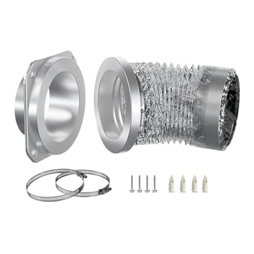 Raccordement flexible évacuation sèche-linge avec kit magnétique alu