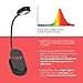hooga Amber Book Light, Rechargeable Clip-On Blue Light Blocking LED Reading Light, 1600K Warm Eye Care for Bed, Students, Kids, Travel, Nursing, Studying