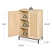 Best Choice Products 2-Door Natural Rattan 34 x 24in Multiuse Storage Cabinet for Bathroom, Living, Dining Room, Entryway w/Adjustable Shelves
