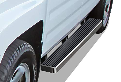 APS Running Boards (Nerf Bars Side Steps Step Bars) Compatible with Honda Ridgeline 2006-2014 Crew Cab (Silver 5in 304 Stainless Steel)