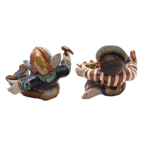 Figurines musicales en céramique Loro Blonyo indonésiennes - 4