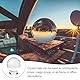 Aicharynic Glaskugel Kristallkugel: K9 Klare Kugel Glaskugel 80mm Fotografie Klare Kristallkugel mit Runder Holzsockel für Fotografie Zubehör Lensball Wahrsagerkugel Geschenk für Hobbyfotografen