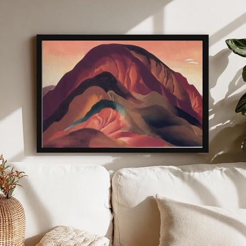 Peintures décoratives sur toile désert Rust Red Hills grand format 61 cm