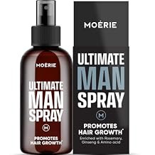 Moerie Ultimate Men Hair Growth Spray, Hair Loss Solution for Men with Biotin and Rosemary, Thickening Serum for Hair Regrowth and Thinning Hair - Ultimate Scalp and Growth Care