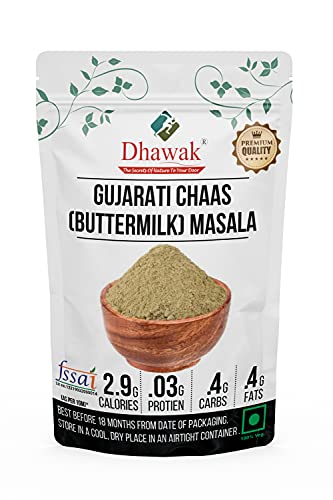 Image of Dhawak Gujarati Chaas (Buttermilk) Masala - 200 GMS. [Macro-Nutrient, Digestive]