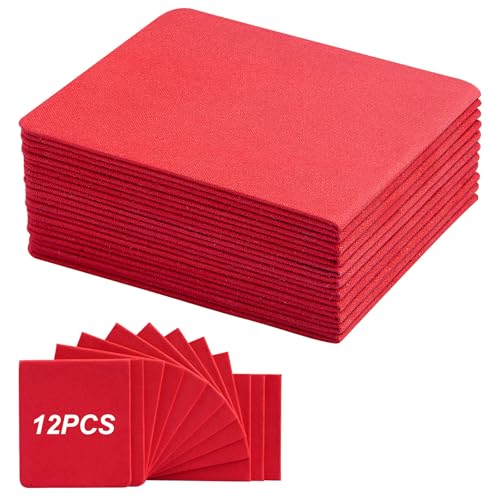 Image of TiMOVO Trading Card Dividers for Commander Deck Boxes with Built-in Slots, 12 PCS Card Supporters Separator for MTG TCG Sports Cards Organizer Box, 2.91x3.35in, Red