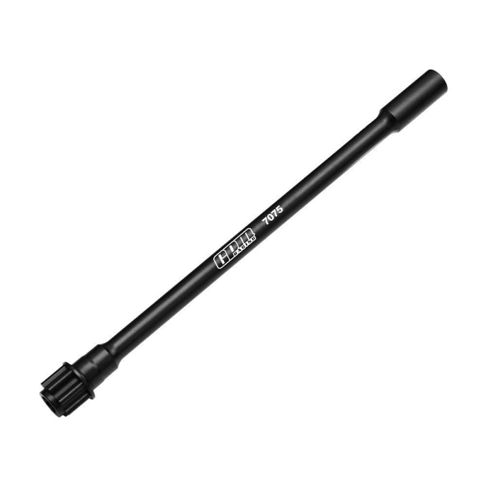 Aluminum 7075 Alloy Center Drive Shaft for Traxxas 1/16 Mini Maxx 4WD RTR Brushless Monster Truck 107154-1 Upgrades - Black