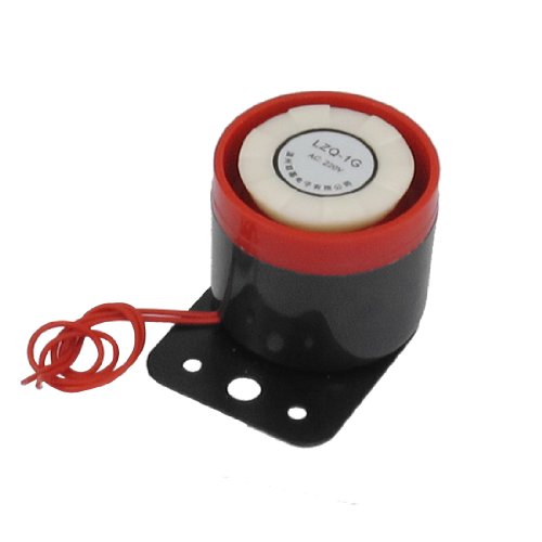 Aexit LZQ-1G 2 Red Wire Continuous Sound Electronic Alarm Buzzer 100dB AC 220V (cceb4eba408a6597e50858bfe8244b29)