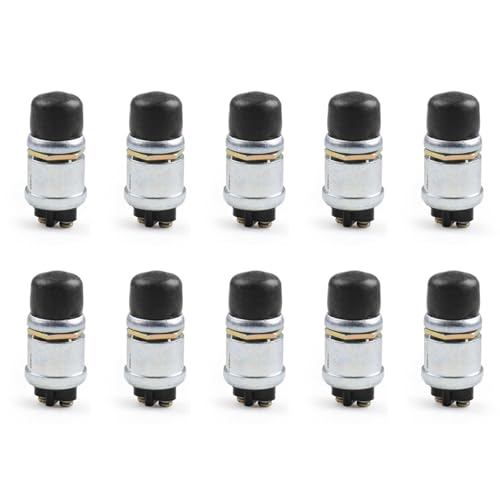 Interrupteur étanche 12V 50A lot de 10 boutons poussoirs pour démarrage moteur voiture et bateau