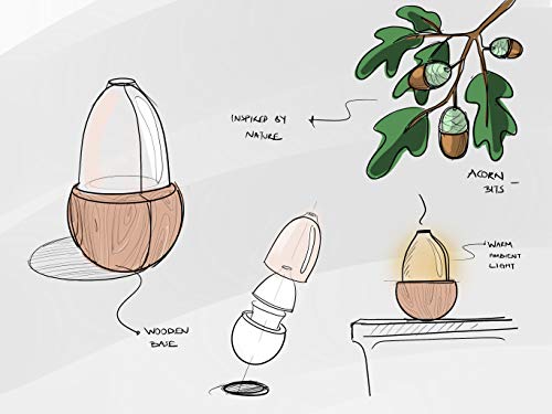 Difusor aromático eléctrico Bloomy Lotus Petite Acorn miniatura 3