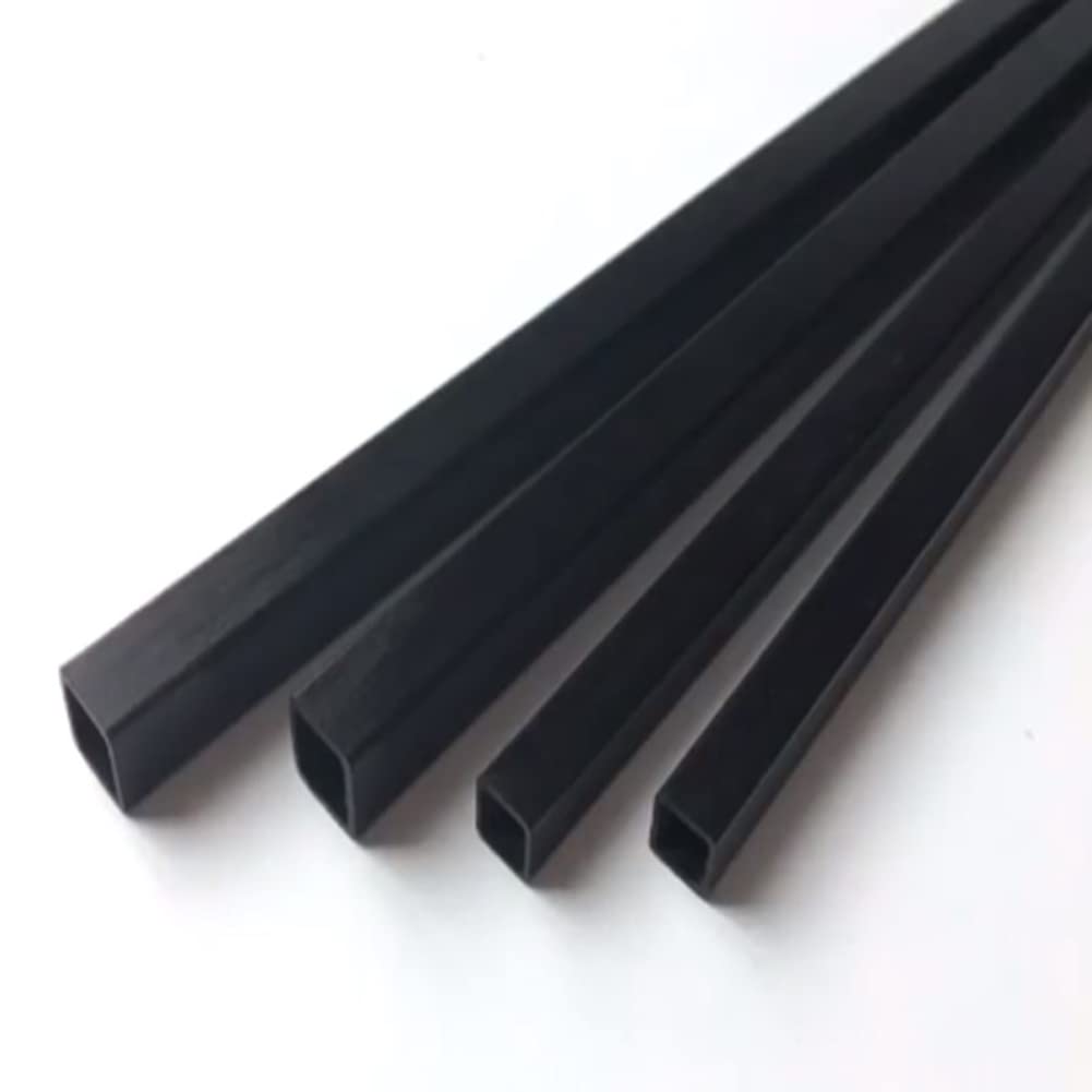XYWHPGV Tubo quadrato in fibra di carbonio 1.7x1.7x1mm Diametro interno tondo 200mm Lunghezza Tubo in fibra di carbonio pultruso per aereo RC 2 pezzi(0f0ce 1be02 76b16 298ac 20d87 66614