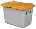 Produktbild CEMO 10565 GFK-Streugutbehälter ohne Entnahmeöffnung, grau/orange, 200 L