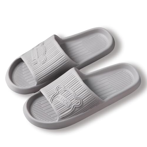 Little Bear Cartoon Slippers Dormitory Home Bathroom Guests Slippers Non slip Wear resistant Thin Hotel Slippers