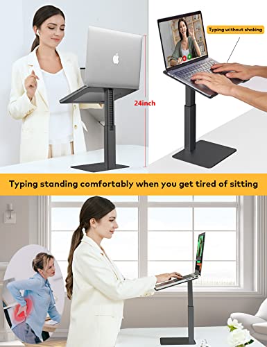 DEEDRR-Laptop-Stand-for-Desk-Ergonomic-Sitting-and-Standing-Laptop-Riser-for-Notebook-MacBook-11-17-InchesDJ-Laptop-Stand-Adjustable-Height-from-7-15-Inches-AluminumBlack