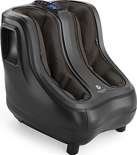 Shiatsu Heated Foot and Calf Massager Machine to Relieve Sore Feet, Ankles, Calfs and Legs, Deep Kneading Therapy, Relaxation Vibration and Rolling and Stimulates Blood Circulation Plantar Fasciitis Shiatsu Heated Foot and Calf Massager Machine to Relieve Sore Feet, Ankles, Calfs and Legs, Deep Kneading Therapy, Relaxation Vibration and Rolling and Stimulates Blood Circulation Plantar Fasciitis