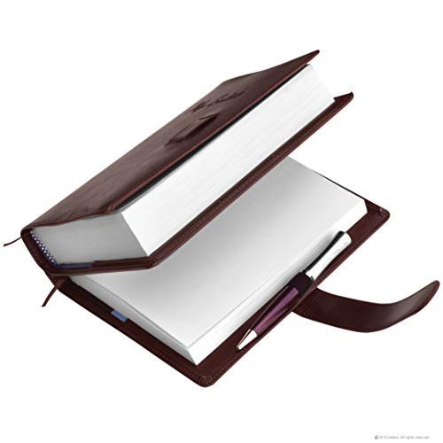 Double AA Big Book Cover & 12 Steps & 12 Traditions | by Galileo | Perfect Gift | Alcoholics Anonymous (My Guide/Brown)