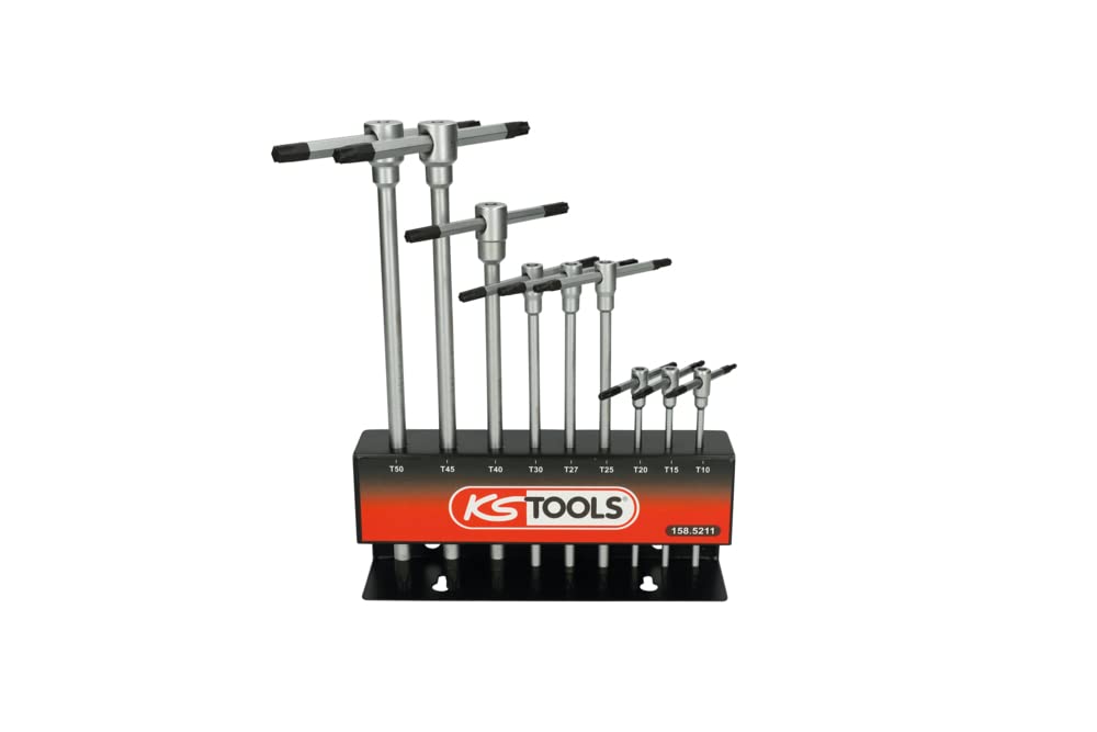 Présentoire de 9 Clés Torx à Poignée T - KS Tools