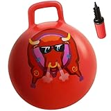 WALIKI TOYS Red Hopper Hopping Hop Ball: Ages 7-9 (Large)