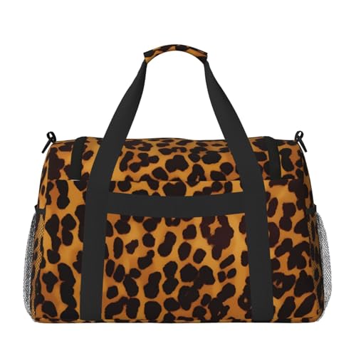 Cool Cheetah Leopard Travel Duffel Bag Lightweight Waterproof Carry On Tote Bag Foldable Weekender Overnight Bags Sport Gym Bag For Women Men2