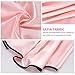 Noverlife Satin Makeup Cape - Pink Beauty Salon Shorty Smock for Clients, Lightweight Salon Haircut Shawl, Silky Hairdressing Makeup Shawl Cloth Tool