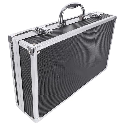 VANZACK Microphone Storage Box Durable Organizer for Audio Equipment with Soft Lining Convenient Carrying Case for Handheld Microphones Protects Against Dirt and Loss Mic