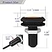 YITAMOTOR 23mm Eagle Eye Led Bulb Amber Lights, 9W Super Bright Waterproof Car Motorcycle Daytime Running DRL Light Fog Backup Turn Signal Power Wheel Front Grill Bumper Light, 10-Pack