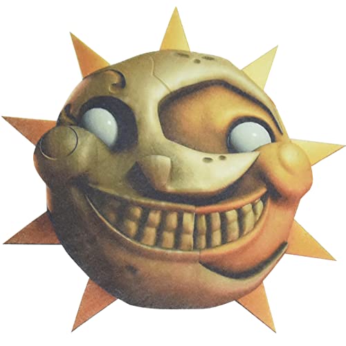 Halloween Sun Moon Costume For Kids Cosplay Horror Five Nightmare Game Jumpsuit Mask Outfit (9 Years, Sun) #TOP5