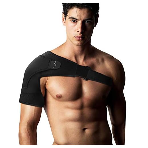 Shoulder Stability Support Brace, Shoulder Cuff With Rapid Pain Relief for Bursitis, Tendonitis, Torn Rotator Cuff Surgery, AC Joint Dislocation, Men & Women Shoulder Compression Sleeve