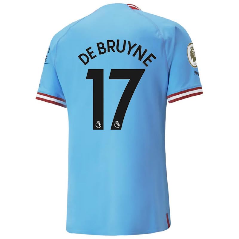 Buy De Bruyne 17 Official Football Half Sleeve Jersey for Boys & Men