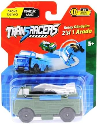 Transracers Dönüşen Araçlar Askeri Araçlar Drone/Temizlik Aracı - Görsel 1