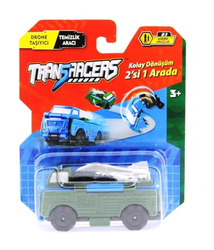 Transracers Dönüşen Araçlar Askeri Araçlar Drone/Temizlik Aracı