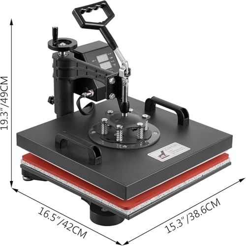 Máquina de prensa térmica 8 en 1 1000W para camisetas miniatura 3