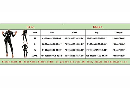 Collants de discothèque ajustés en cuir stretch contre les plis - 4
