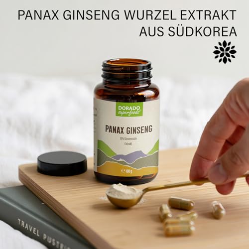 Ginseng-Pulver von Dorado Superfoods – Koreanischer Panax Ginseng